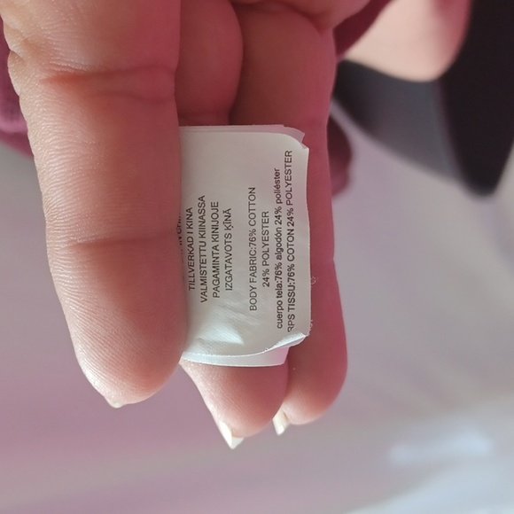 Michael Kors Ladies Velour Jacket - Women's L, Burgundy, full zip - Picture 7 of 8